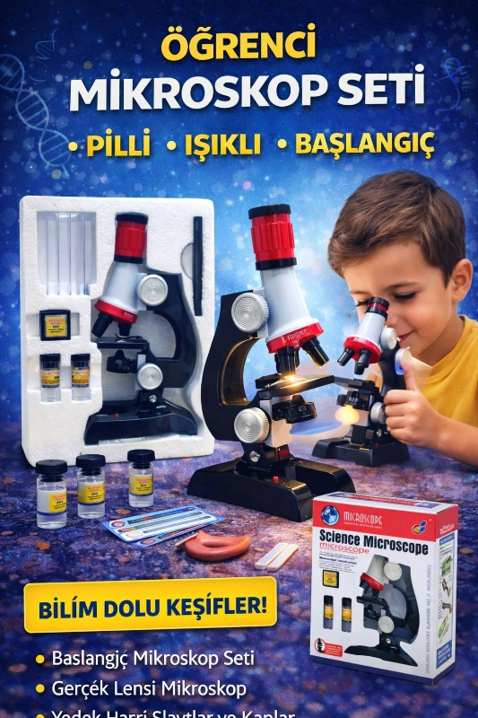 MİKROSKOP MODELİ IŞIKLI EĞİTİCİ